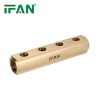 IFAN Hot Selling 1/2" 3/4" Brass Manifold 3 -5 Ways Manifold Item Picture